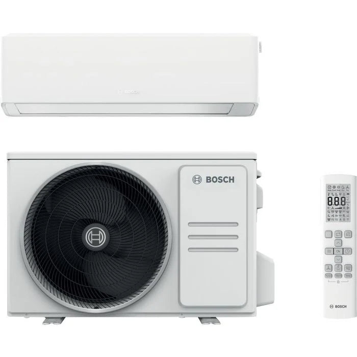 Bosch Climate 7100i ilmalämpöpumppu asennettuna