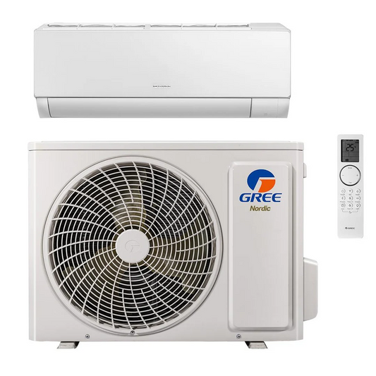 Gree SP-X Nordic ilmalämpöpumppu asennettuna