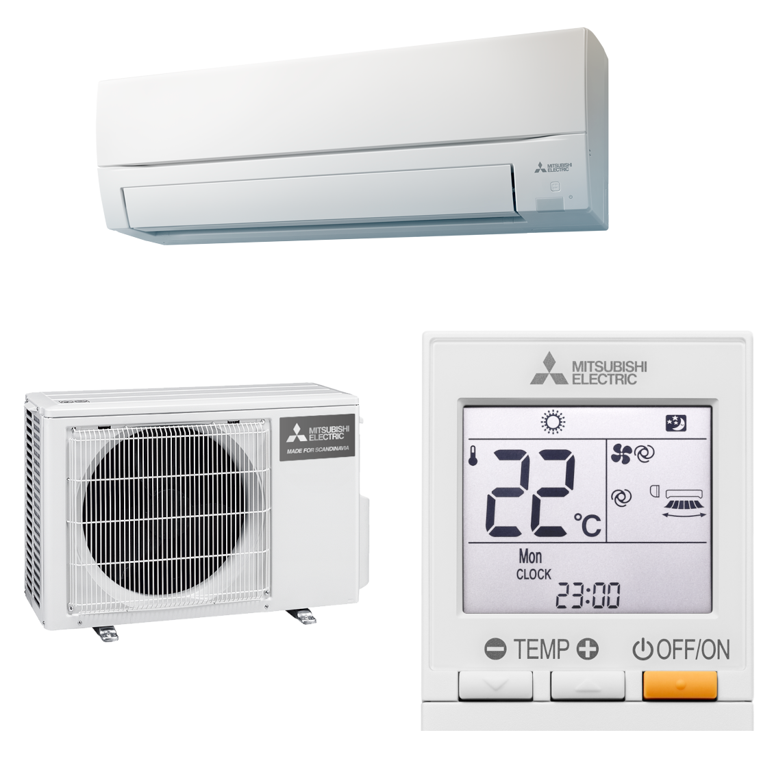 Mitsubishi Electric FT asennettuna